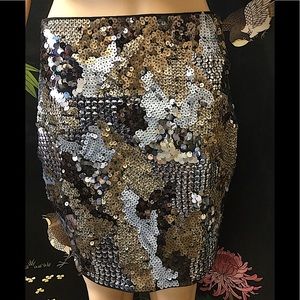 Sparkle Sequin Mini Skirt B9